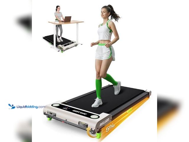 Lot 49-3465738 - Walking Pad with Incline, Akluer Incline Treadmills for Home, 2.5 HP Under Desk Treadmill Small with...