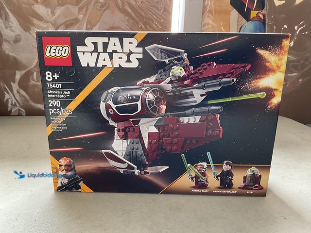 Lot 49-1830614 - COLLECTIBLE FACTORY SEALED LEGO STAR WARS AHSOKA’S JEDI INTERCEPTOR 75401 #COINS0219