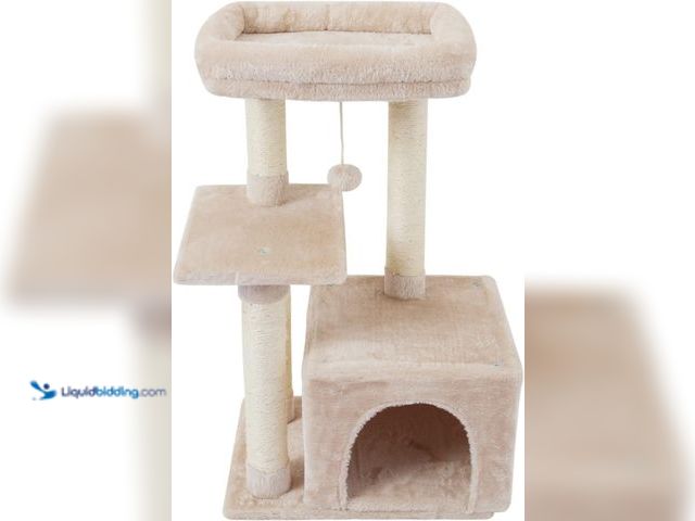 Lot 49-5553092 - Cute Cat Tree Kitten Cat Tower Condo Cat Furniture Sisal Scratching Posts B | FISH&NAP For Indoor Ju...