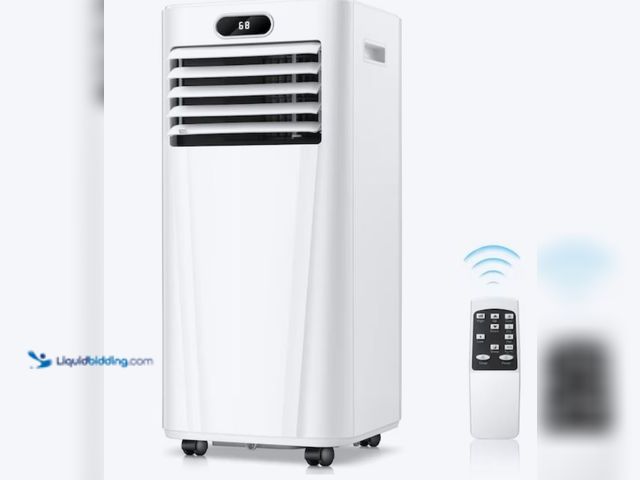 Lot 49-1631958 - Havato 8000 BTU Portable Air Conditioner, Model # A4210-8K, MSRP $370.00, NEW in factory-sealed pack...