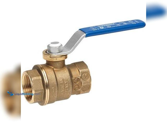 Lot 49-5575067 - QTY 2 - 1-1/4 in. FIP x 1-1/4 in. FIP Full Port Lead Free Brass Ball Valve Model # 116-2-114-EB