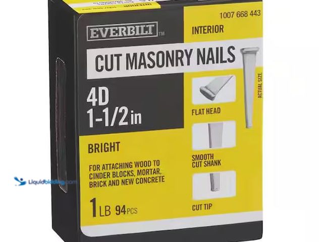Lot 49-5573289 - Everbilt
1-1/2 in. x 4D Bright Non-Collated Flooring Nails Cut Masonry 1 lb. (94-Count), Unused in ...