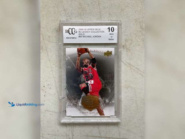 Lot 49-1830464 - COLLECTIBLE WOW GRADED CARD! 2009-10 UPPER DECK MJ LEGACY COLLECTION GOLD #83 BCCG 10 GEM MINT AMAZI...