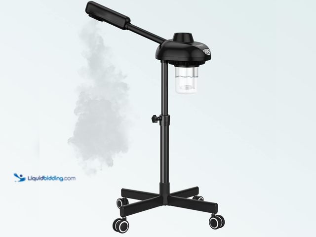 Lot 49-5410784 - TASALON Steamer on Wheels for Professional Skin Rejuvenation, Facial Steamer Kit for Home, Spa, [ASI...