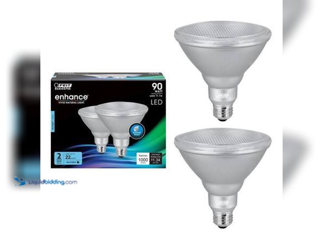 Lot 49-5548871 - 90-Watt Equivalent PAR38 Dimmable CEC Title 20 Outdoor 90 E26 Medium Flood LED Light Bulb, Daylight ...