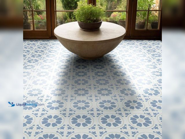 Lot 49-5552958 - Approx 20 sq.ft. MSI
Tamensa Encaustic Matte Porcelain Tile, 8 in. x 8 in. Floor and Wall 5.16 sq. ...