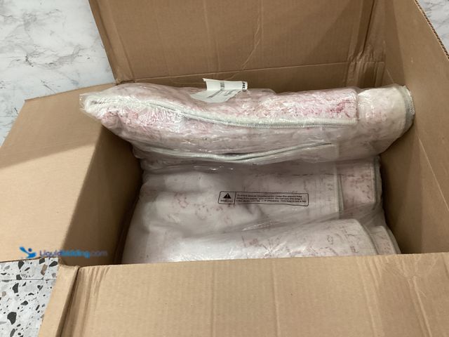 Lot 49-3528137 - Large Pink Carpet Area Rug. Item is unused.