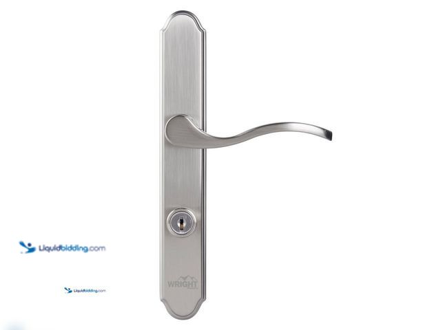Lot 49-5575080 - Wright Products Serenade Mortise Keyed Lever Mount Latch with Deadbolt for Screen and Storm Doors, S...