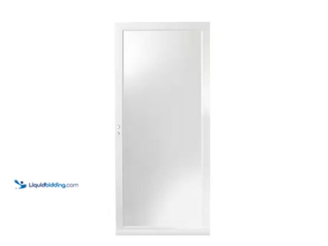 Lot 49-2020763 - Andersen 3000 Series 36 in. x 80 in. White Left-Hand Full View Interchangeable Aluminum Storm Door, ...