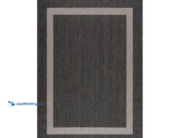 Lot 49-1628075 - Summer Peeble 9 ft. x 12 ft. Bordered Indoor Outdoor Area Rug, Model # OUT409-9x12-HD, Unused   Ref#...