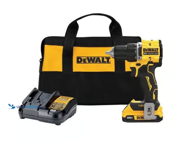 Lot 49-5405860 - DeWalt 20V MAX ATOMIC 1/2 in. Brushless Cordless Drill/Driver Kit (Battery & Charger) New