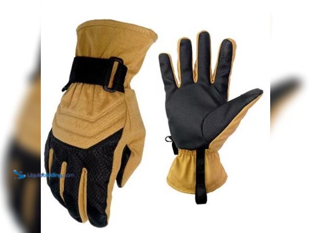 Lot 49-1516970 - (4pk) FIRM GRIP X-Large Winter Water-Resistant Duck Canvas Outdoor and Work Gloves, model # 67868-24...