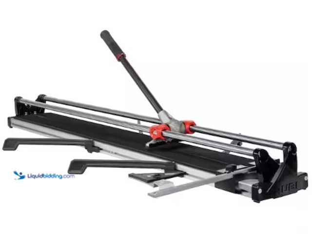 Lot 49-2022940 - Rubi RP 48 in. Tile Cutter with Tungsten Carbide Blade and Adjustable Blade, Model # 15986, MSRP $35...