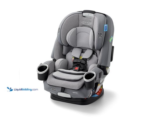 Lot 49-5483488 - Graco 4Ever DLX 4-in-1 Car Seat, Charlie| Infant to Toddler Car Seat, with 10 Years of Use | Rear-Fa...