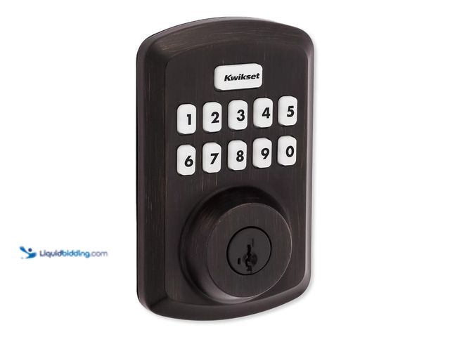 Lot 49-5459461 - Kwikset Powerbolt 250 Transitional Keypad Electronic Lock. Model #KW99250000x. Unused with attachmen...