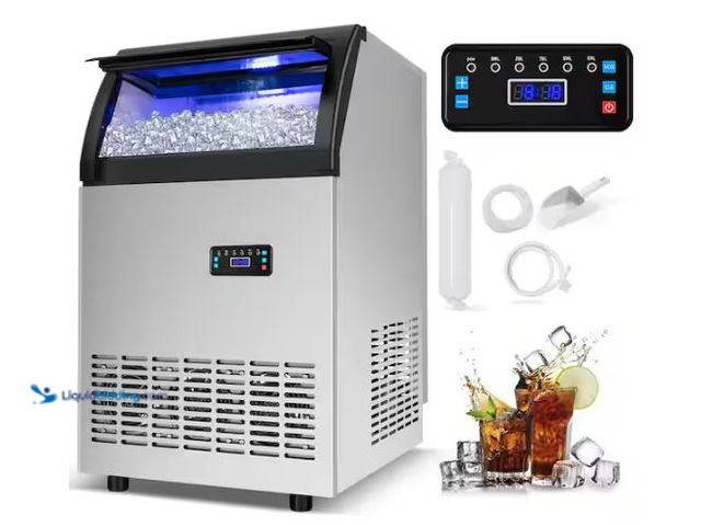 Lot 49-1624516 - PARTS AND REPAIR LOT CONTAINING (1) TITLA 19 in. 145 lbs. per day High-Density Ice Cube Freestanding...