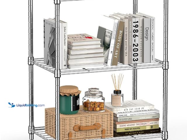 Lot 49-1555627 - 450 lbs. Wire Storage Shelving 3-Tier Utility Shelving Unit Steel Organizer Wire Rack for Home, Kitc...