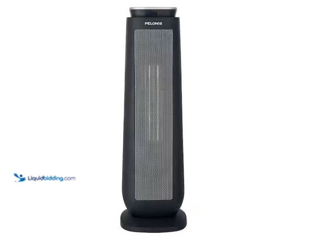 Lot 49-1569458 - Pelonis 1500-Watt 23 in. Digital Tower Indoor Ceramic Heater Quiet Operation w/ Safety Overheat Prot...