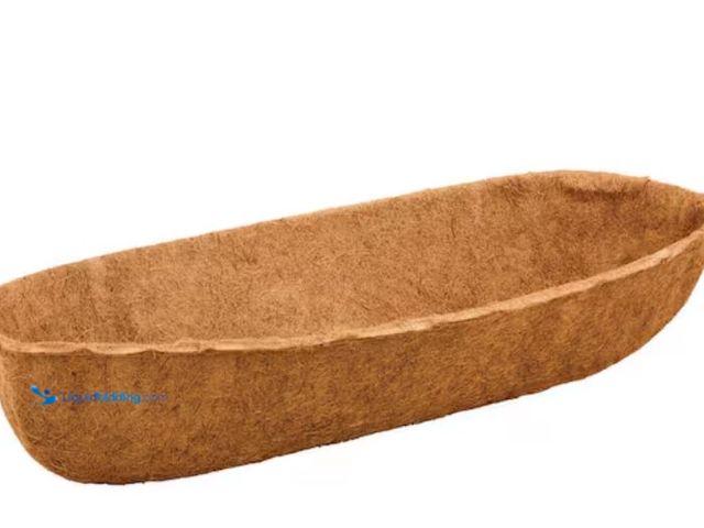 Lot 49-1623400 - Lot of (3) Vigoro Brown Molded Coconut Fiber Trough Replacement Liner (8 in. L x 36 in. W x 7.3 in. ...