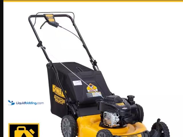 Lot 49-5556937 - DEWALT
21 in. 150cc Briggs and Stratton 625ex Engine Rear Wheel Drive 2-in-1 Gas Self Propelled Wal...