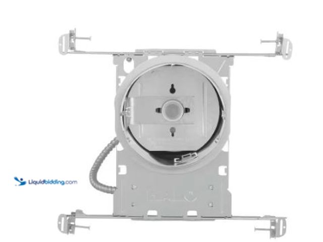 Lot 49-3464192 - HALO H7 6 in. Aluminum Recessed Lighting Housing for New Construction Ceiling, Insulation Contact, A...