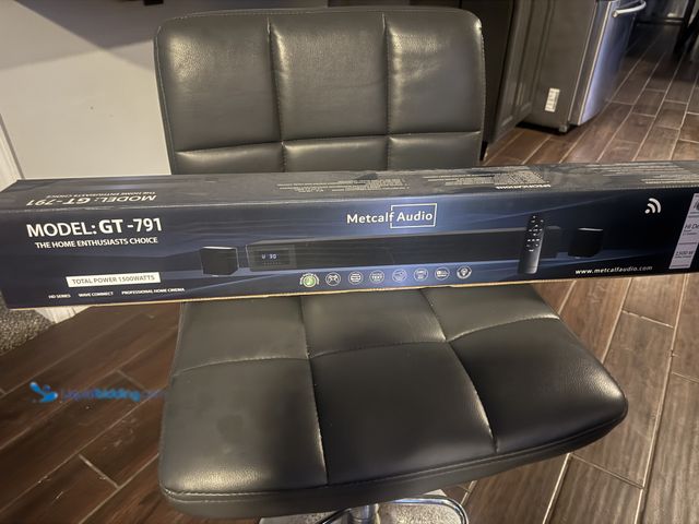 Lot 49-1820954 - 1 New Metcalf Audio GT-791 Soundbar Brand new, never used sound bar