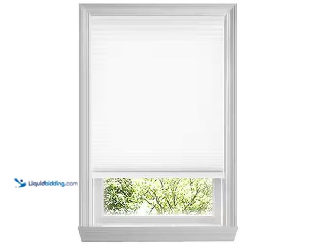 Lot 49-3431426 - Lot of (3) Home Decorators Collection Snow Drift Cordless Light Filtering Cellular Shades for Window...