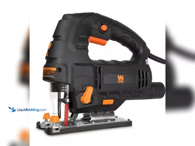Lot 49-2006082 - WEN 6.6 Amp Variable Speed Orbital Jigsaw with Laser, Model # 33606, Slightly used, Has attachments,...