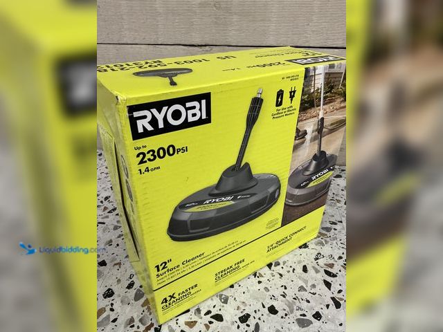 Lot 49-3564678 - Ryobi 12 in. 2,300 PSI Electric Pressure Washers Surface Cleaner, Model # RY31012, Used.
