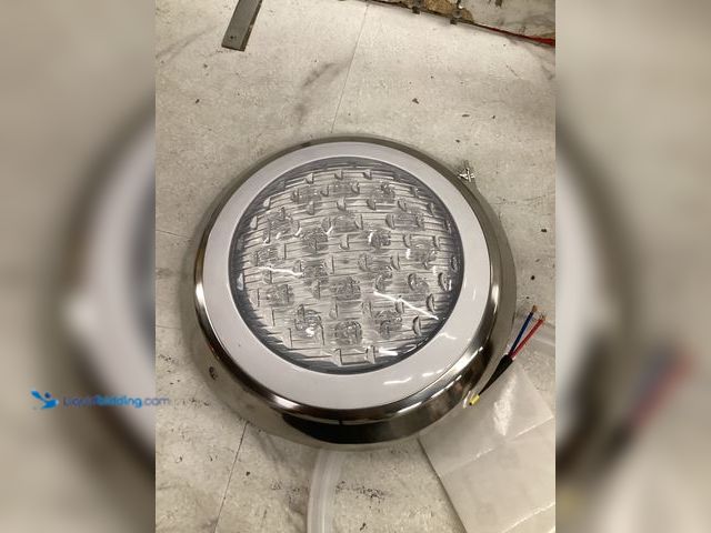 Lot 49-5542487 - Outdoor Pool Light Assembly, Unused with hardware