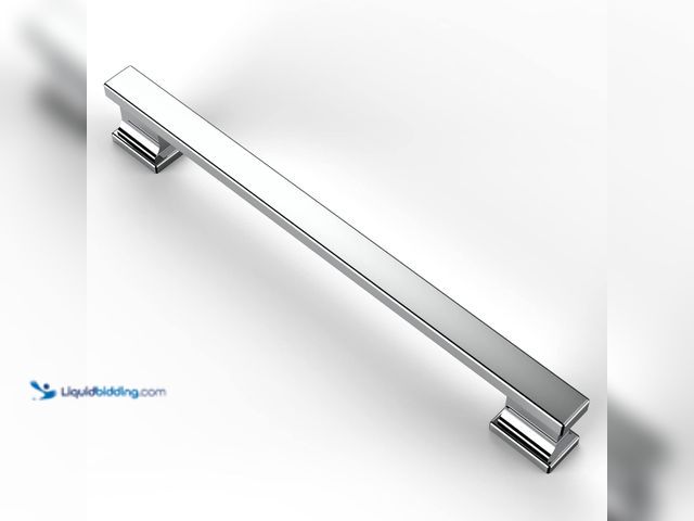 Lot 49-3528940 - Asidrama 10 Pack 7 Inch(177mm) Polished Chrome Kitchen Cabinet Handles, Cabinet Pulls Kitchen Cabine...