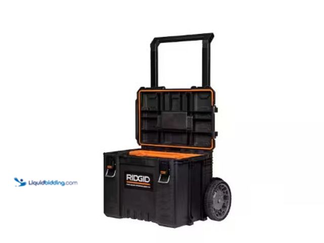 Lot 49-5542480 - RIDGID
Pro Gear System Gen 2.0 Stackable 25 in All Terrain Rolling Tool Box with 9 in. Wheels, Unus...