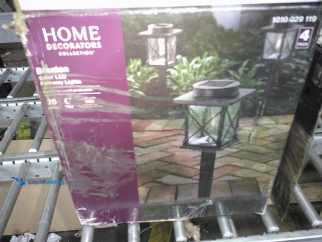 Lot 49-1517217 - Home Decorators Collection
Braxton 20 Lumen Black LED Weather Resistant Outdoor Solar Path Light wi...