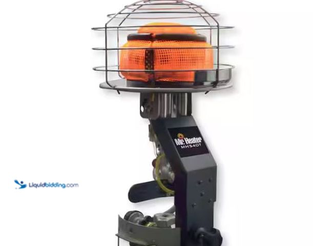 Lot 49-1624470 - Mr. Heater Tank Top 45,000 BTU 540° Radiant Propane Outdoor Space Heater Model # MH540T, Used  Ref#P...