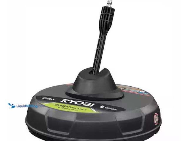 Lot 49-1570360 - RYOBI 12 in. 2,300 PSI Electric Pressure Washers Surface Cleaner, Model # RY31012, Slightly used, To...