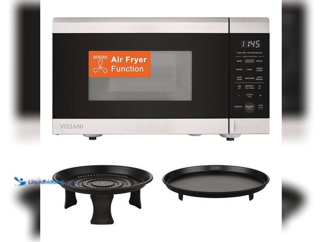 Lot 49-5552653 - Vissani
0.9 cu. ft. 900-Watt Countertop Microwave Oven in Stainless Steel with Convection and Air F...