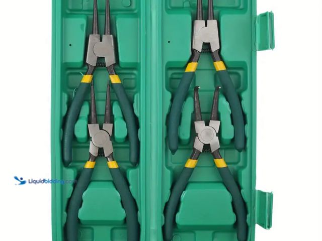 Lot 49-1820910 - New 4pcs Snap Ring Pliers Set