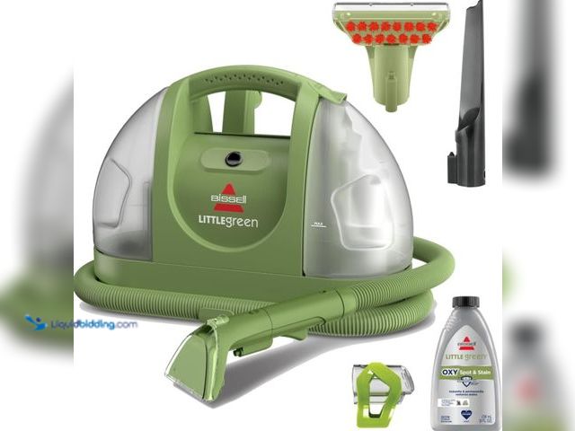 Lot 49-5552507 - BISSELL Little Green Multi-Purpose Portable Carpet Cleaner, 1400B. B0016HF5GK. Unused