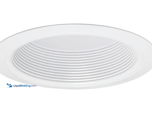 Lot 49-5573338 - Juno VuLite 6" Recessed Light Trim, Air-Loc and Wet Rated Recessed Lighting Trim for New Constructio...