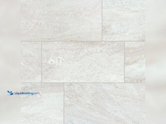 Lot 49-5413509 - Daltile
Sanbristol White Marvel 24 in. x 48 in. Matte Color Body Porcelain Stone Look Floor and Wal...
