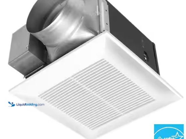 Lot 49-3639357 - Panasonic WhisperCeiling 290 CFM Ceiling Surface Mount Bathroom Exhaust Fan, ENERGY STAR, Model: FV-...