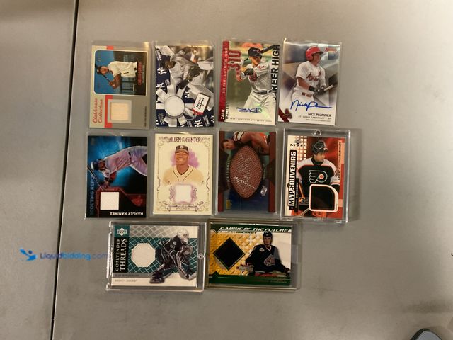 Lot 49-1830581 - COLLECTIBLE LOT OF 10 SPORTS CARDS INCLUDING JERSEY PATCH, AUTO, NUMBERED AND MORE LOADED WITH GREAT...