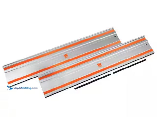 Lot 49-2006120 - WEN 110 in. Track Saw Track Guide Rail and Adapters, Model # CT9110, Unused, Has attachments, Factor...
