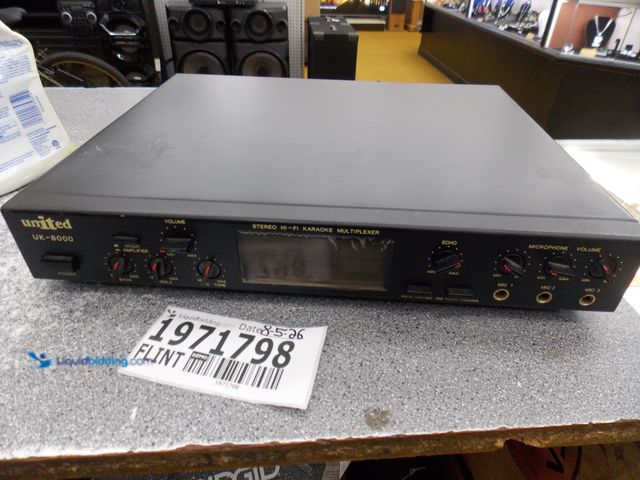 Lot 49-1971798 - 1 United UK-8000 Stereo Hi-Fi Karaoke Multiplexer United Stereo Hi-Fi Karaoke Multiplexer Used In Fa...