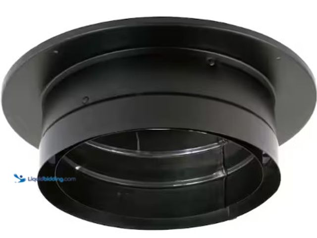 Lot 49-2022663 - DuraVent Model DVL Double Wall Stove Pipe 6in. DVL Chimney Adapter, Model # 6DVL-ADT, MSRP $49.07, N...