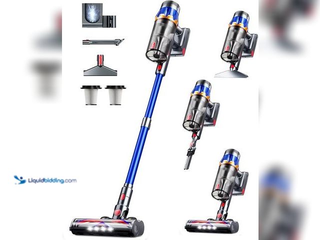Lot 49-3482638 - Cordless Vacuum Cleaner, Upgraded 580W 48KPA 70Mins Cordless Stick Vacuum Cleaner with Self-Standing...