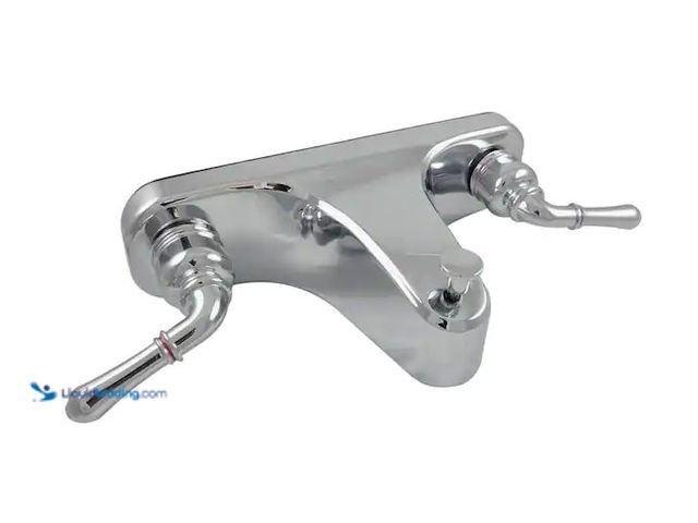 Lot 49-1579056 - DANCO Mobile Home and RV 8 in. 2-Handle Off-Set Roman Tub Faucet in Chrome Model # 10884X, Unused, F...