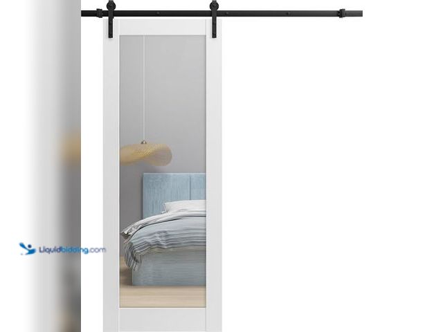 Lot 49-1539066 - 28in x 80in White 1 Panel Single Door Slab Without Pre Drilled Holes and Center Window, (NOTE: SLAB ...