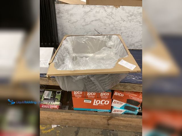 Lot 49-5486809 - Stainless Steel Industrial Sink Basin Item is unused, scuffs on corners