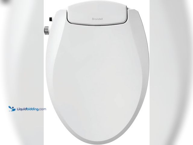 Lot 49-1576828 - Brondell Bidet Toilet Seat Non-Electric Swash Eco seat, Fits Elongated Toilets, White - Dual Nozzle ...